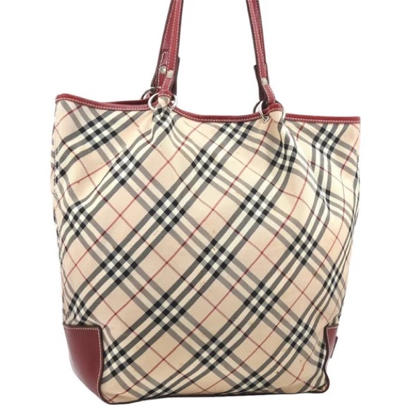 Burberry Handbags - Burberry Beige Check Nova ✨EXCELLENT condition✨